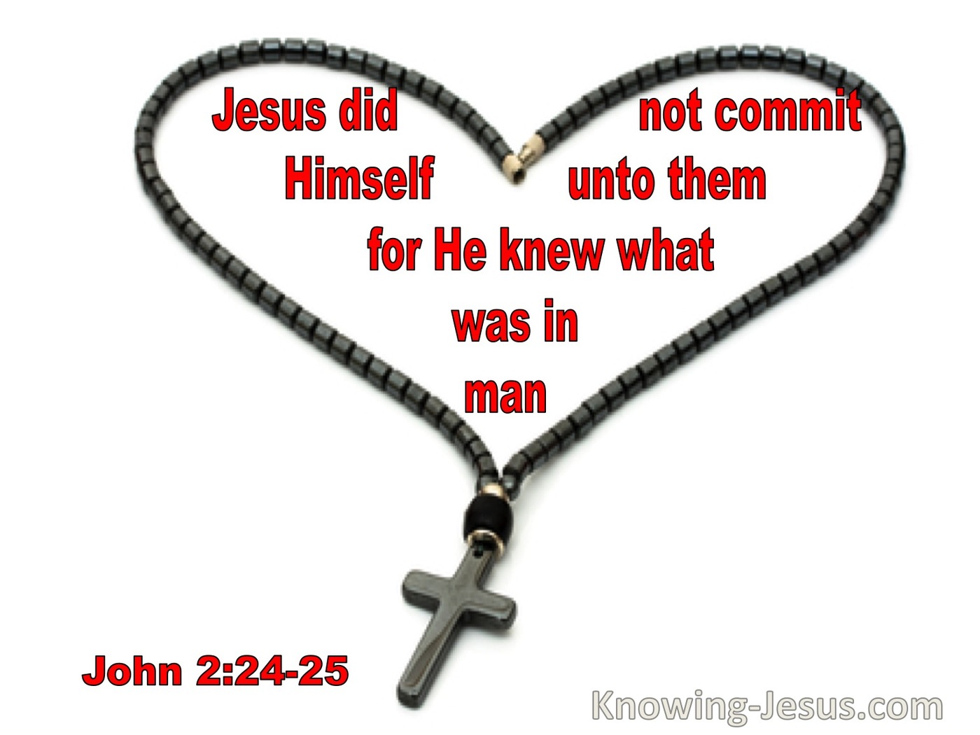 John 2:24 Jesus Did Not Commit Himself To Them For He Knew What Was In Man (utmost)05:31